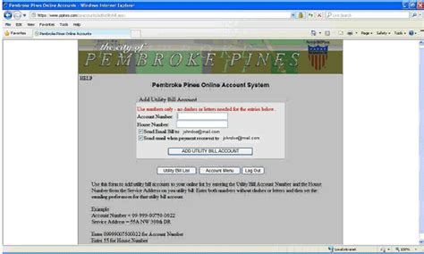 Utility services Pembroke pines.